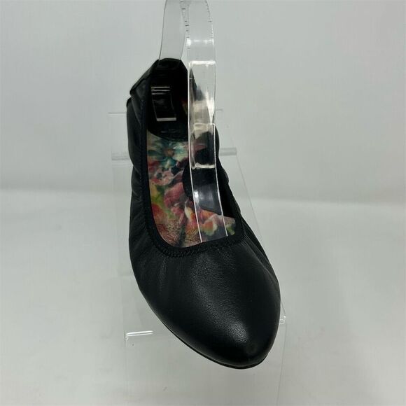 Born Women's Black Leather Slip On Ballet Flats Size 9M Pointed Toes Casual - Picture 2 of 14
